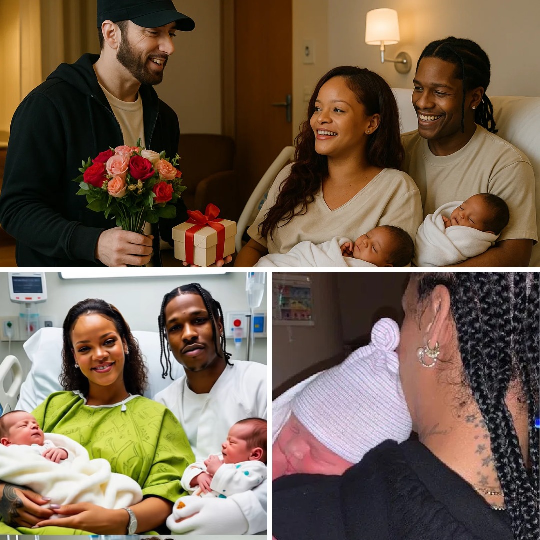 Rihanna’s First Post-Birth Photos Revealed: Eminem’s Unexpected Gift Leaves Rihanna and A$AP Rocky Speechless