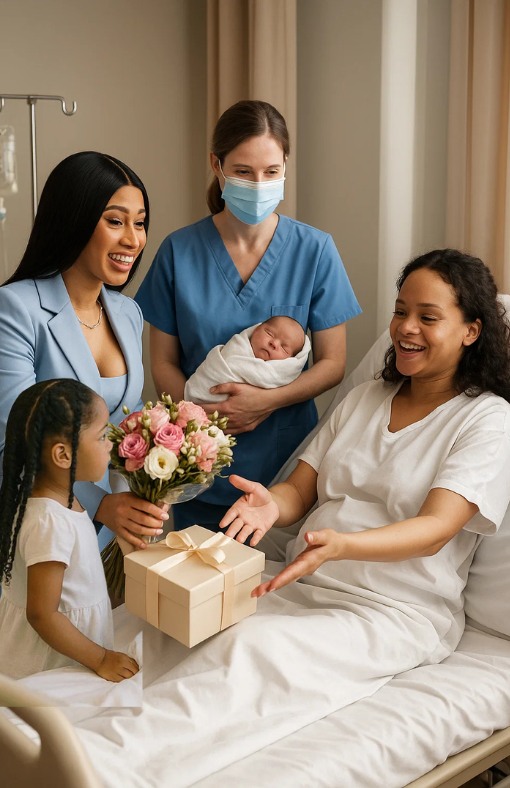 Cardi B Visits Rihanna’s Third Child with Her Daughter Kulture – But Kulture Drops A Jaw-Dropping Sentence That Makes Rihanna Burst Into Tears