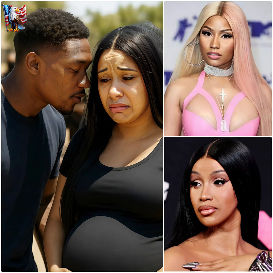 At Cardi B’s father’s funeral, Nicki Minaj unexpectedly shows up with a “mysterious Letter