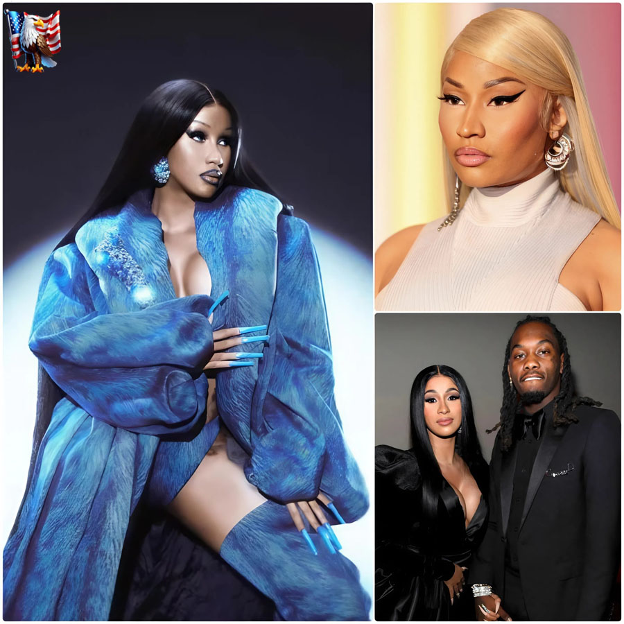 “shocking, 9 Minutes Ago: Nicki Minaj Suddenly Posts Harsh Social Media Attack On Cardi B, Prompting
